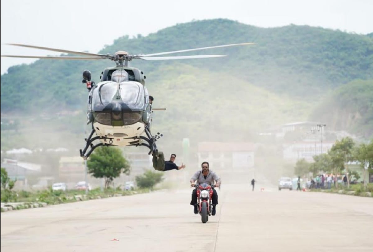 akshay kumar sooryavanshi shooting set pictures