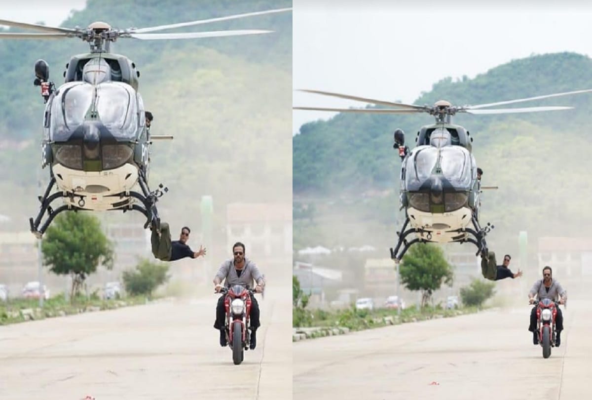akshay kumar sooryavanshi shooting set pictures
