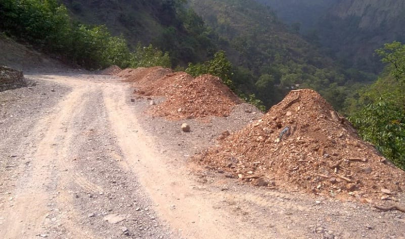 Due to persistent mining, many trees fall into ruin