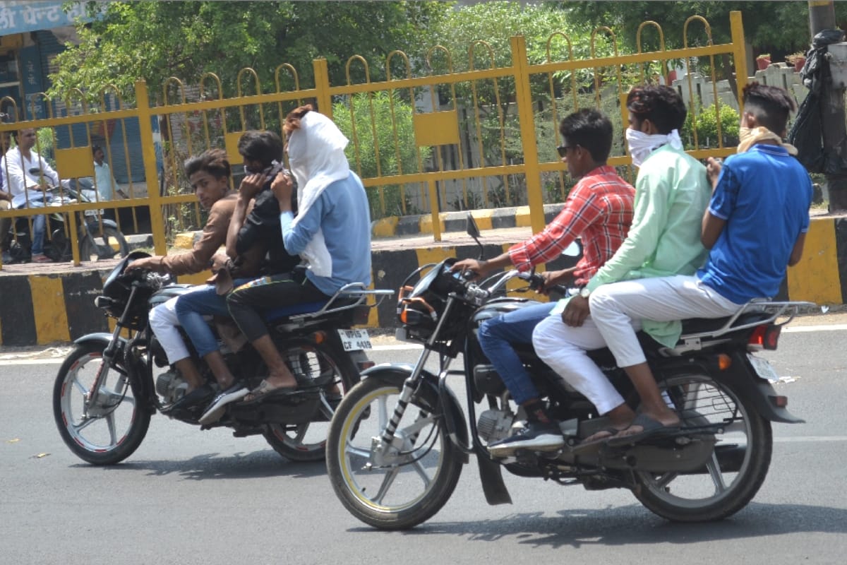 Fierce stunts on Eid, police was missing from the roads in Meerut