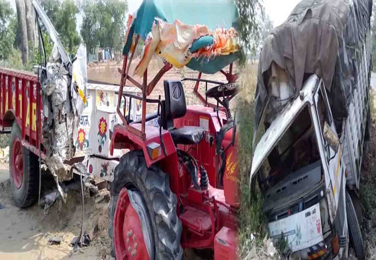 road accident in hardoi, six people died