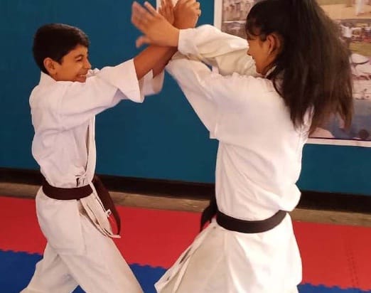 Advance karate tricks learned in karate summer camp