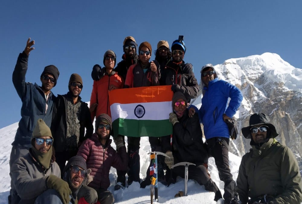 Delhi and bangalore Mountaineers climb Gupt Khal pass successfully