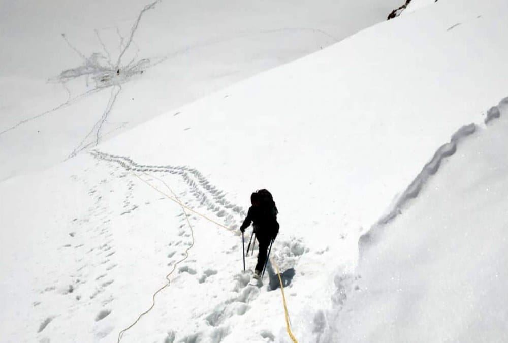 Delhi and bangalore Mountaineers climb Gupt Khal pass successfully