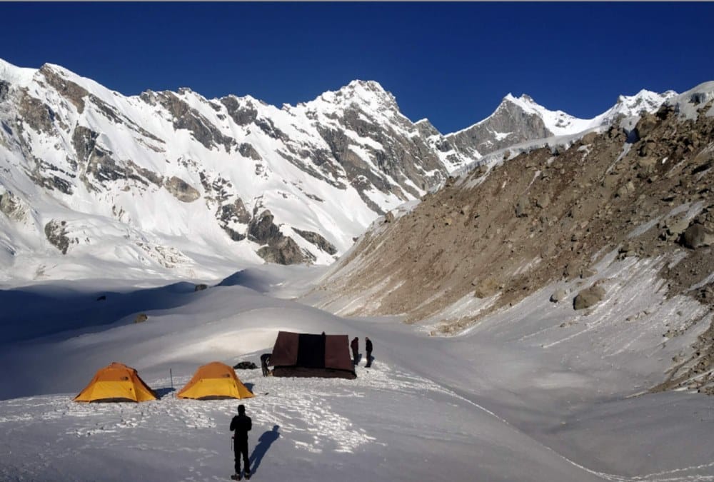 Delhi and bangalore Mountaineers climb Gupt Khal pass successfully