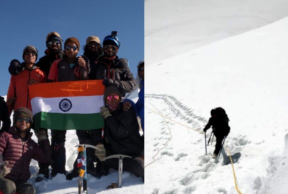 Delhi and bangalore Mountaineers climb Gupt Khal pass successfully