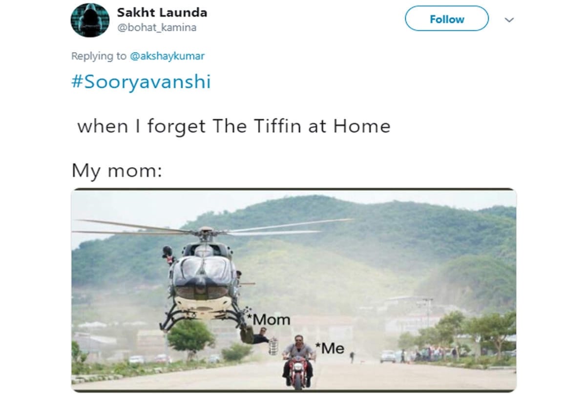akshay kumar stunt on helicopter social media funny reaction and memes