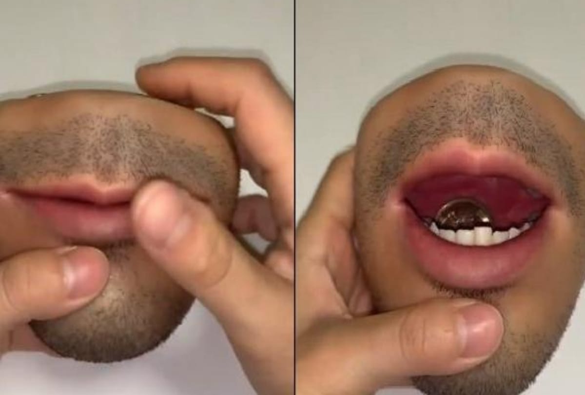 purse look like a men face viral on social media