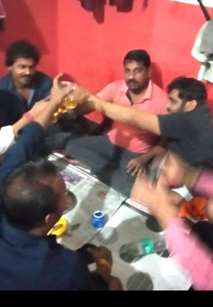 Whether the wine party was held in Naini jail, the investigation started