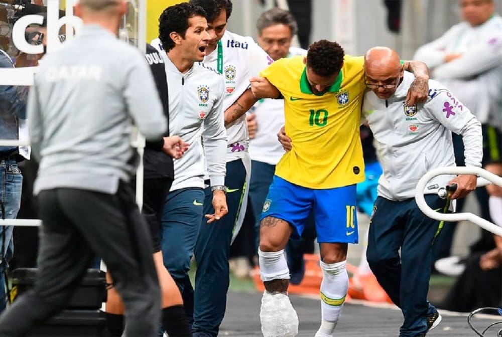 Brazil's neymar jr out of Copa America after tearing ankle ligament