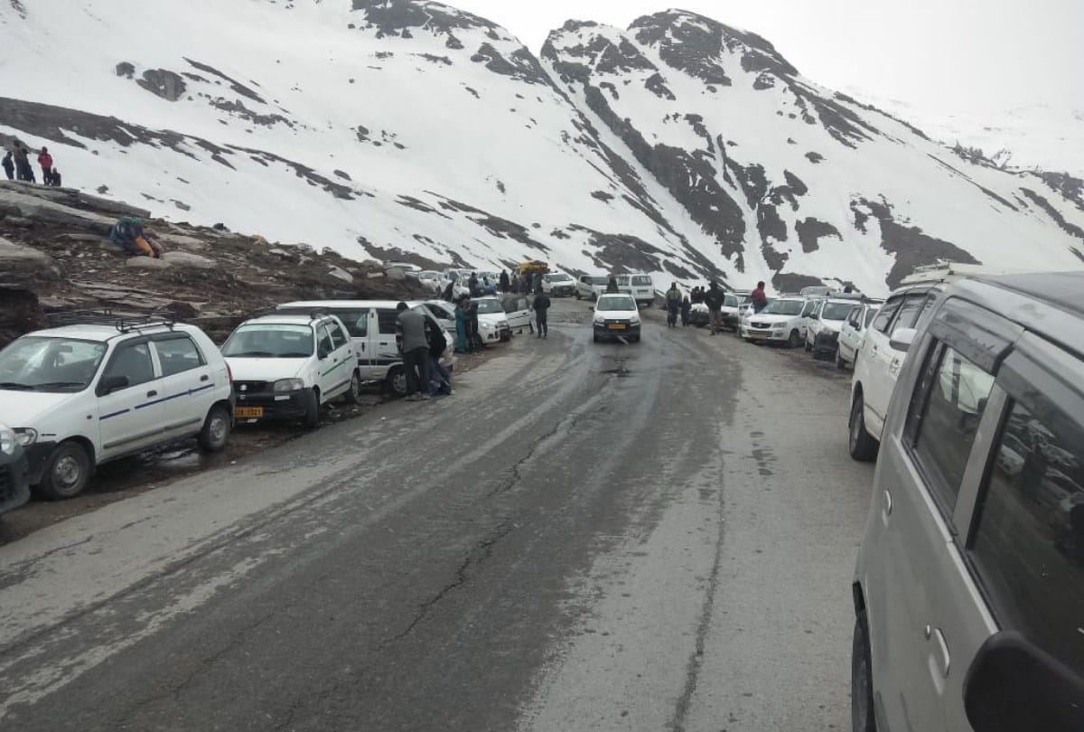 rainfall recorded in shimla and snowfall in rohtang himachal
