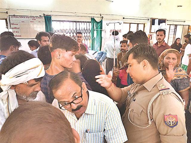 Elderly death during treatment, ruckus of families