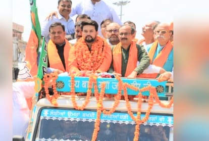 anurag thakur reached himachal after became minister in union govt