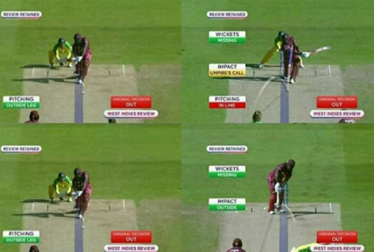 Chris gayle was given out on free hit umpire Gaffney fails to give no ball during australia match