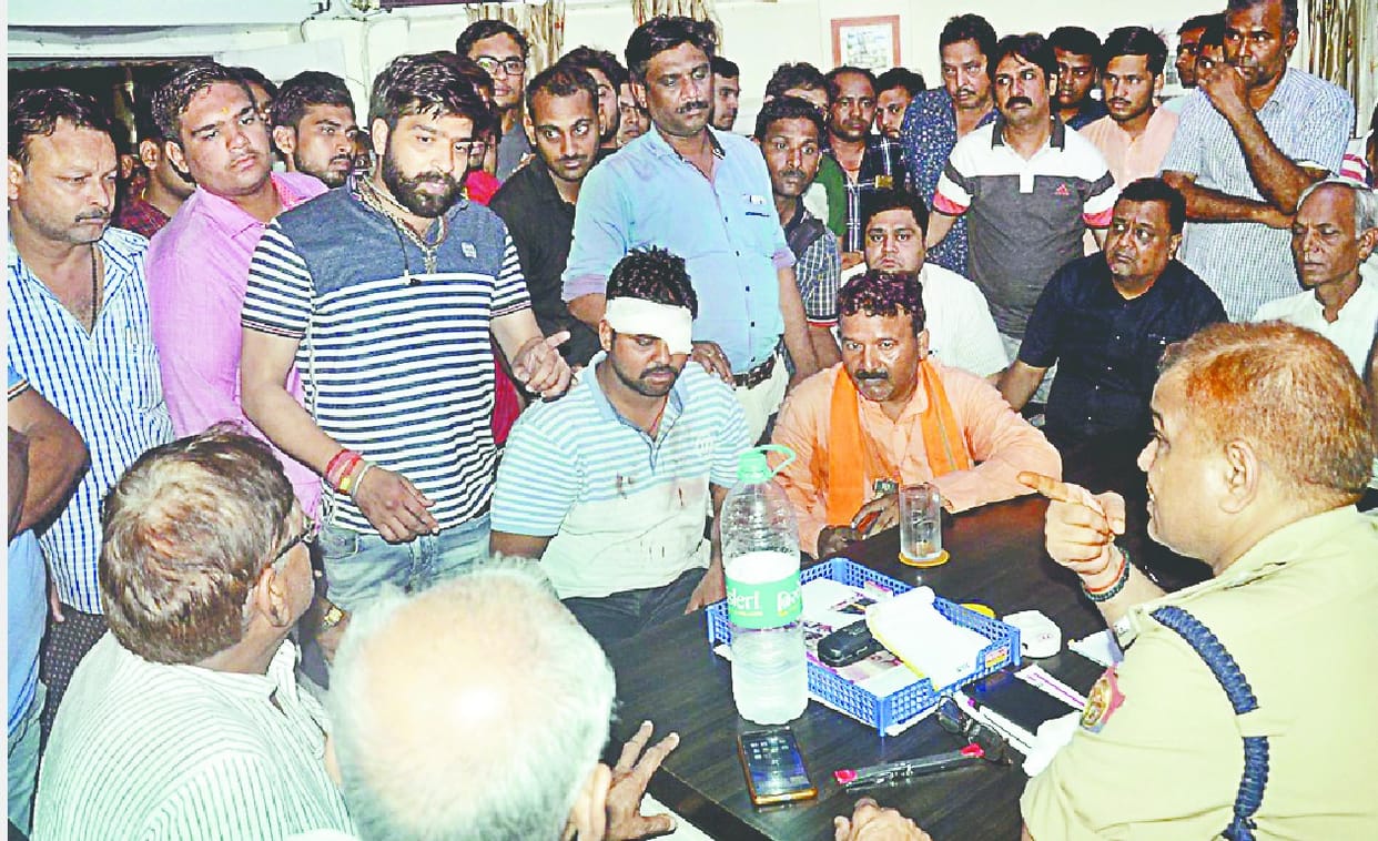 Bajrang Dal activists strike, tension