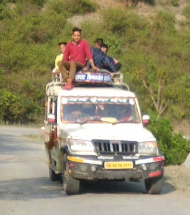 Roads in rural areas are not over-loading