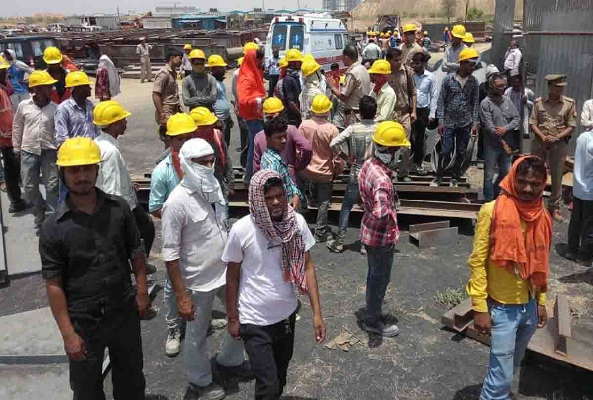 labor dead body found in Under construction power plant