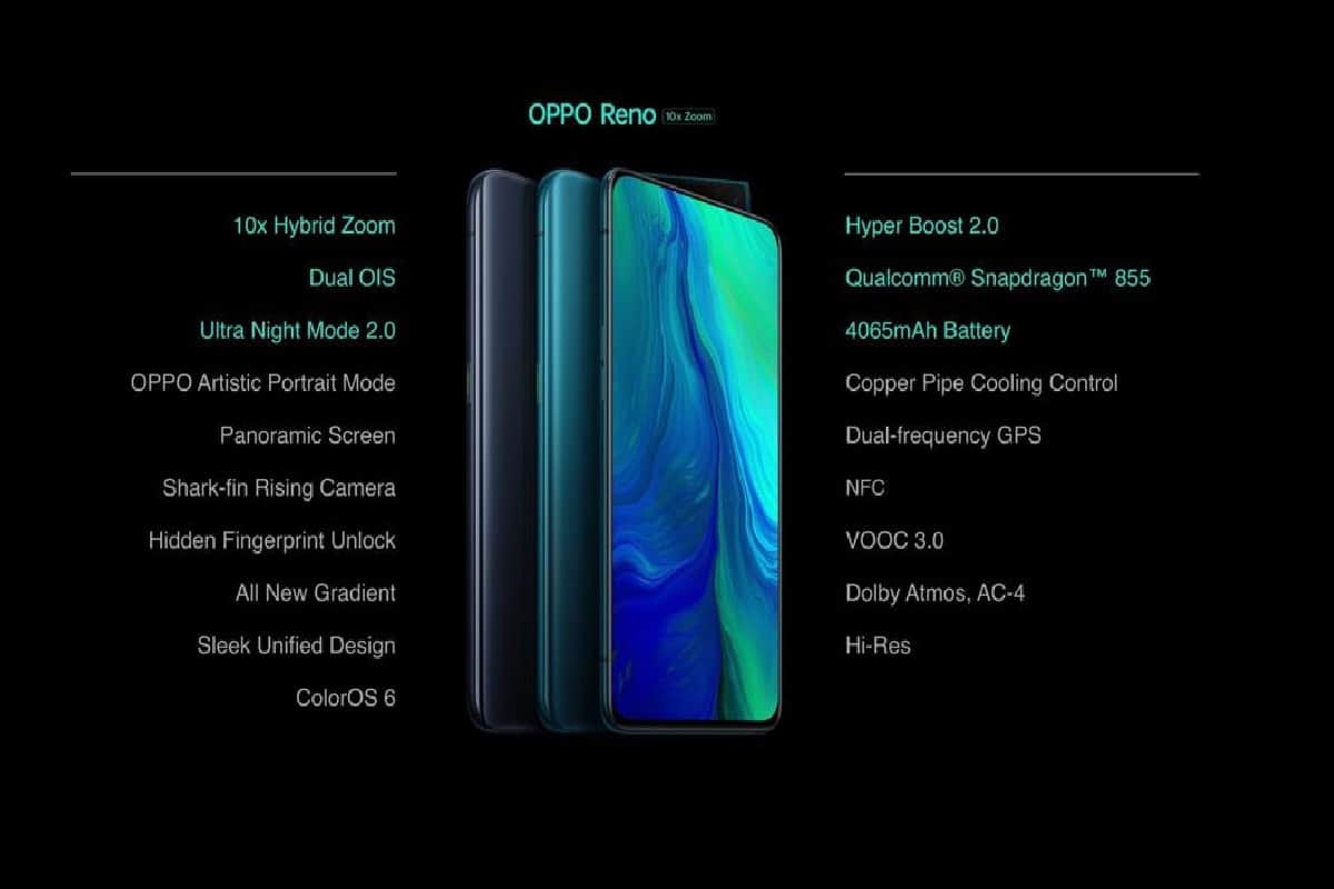 Oppo Reno, Oppo Reno 10x Zoom first sale in India today via Amazon: Price and specifications