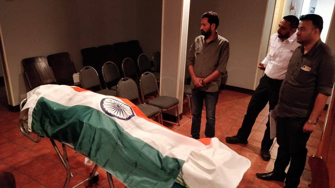 dead body of Cabinet Minister Prakash Pant off to India