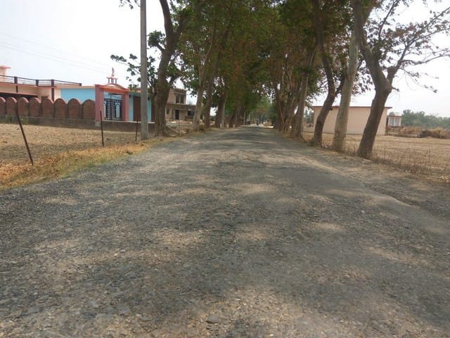 Shattered roads, difficult for people to walk