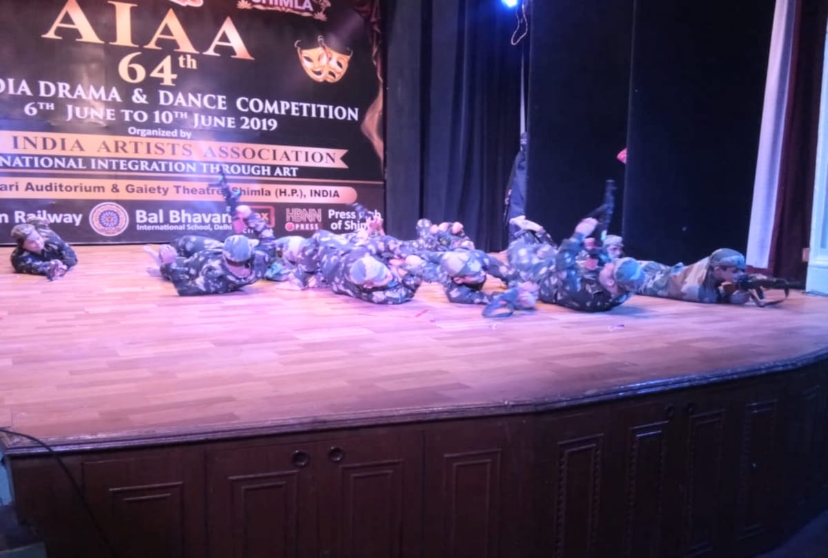 For the first time thousands of artists in shimla from all over the country
