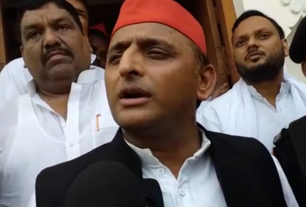 akhilesh yadav alleged BJP for crime in UP BJP replied back.
