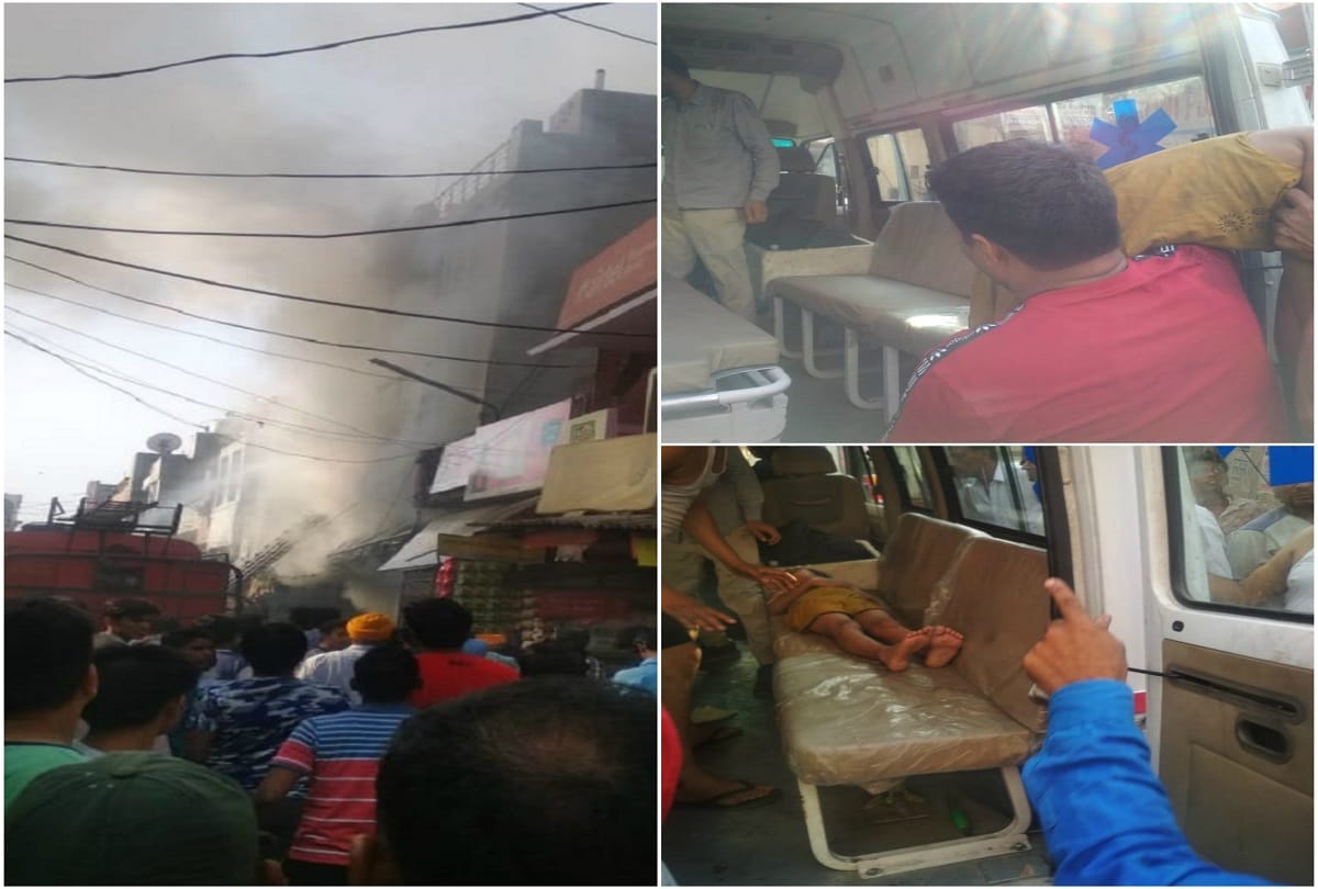 Fire in a school at Faridabad in Delhi NCR