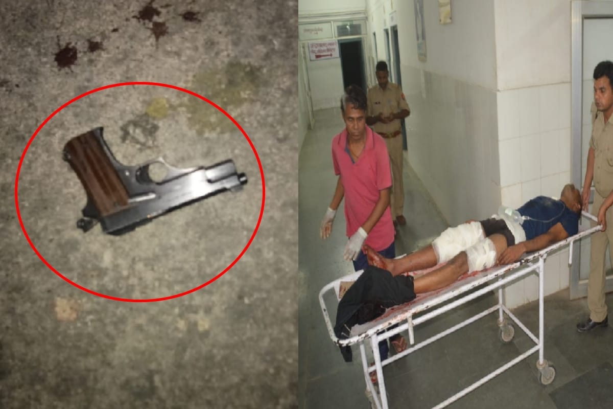 Police Encounter in Baghpat UP, two badmash injured