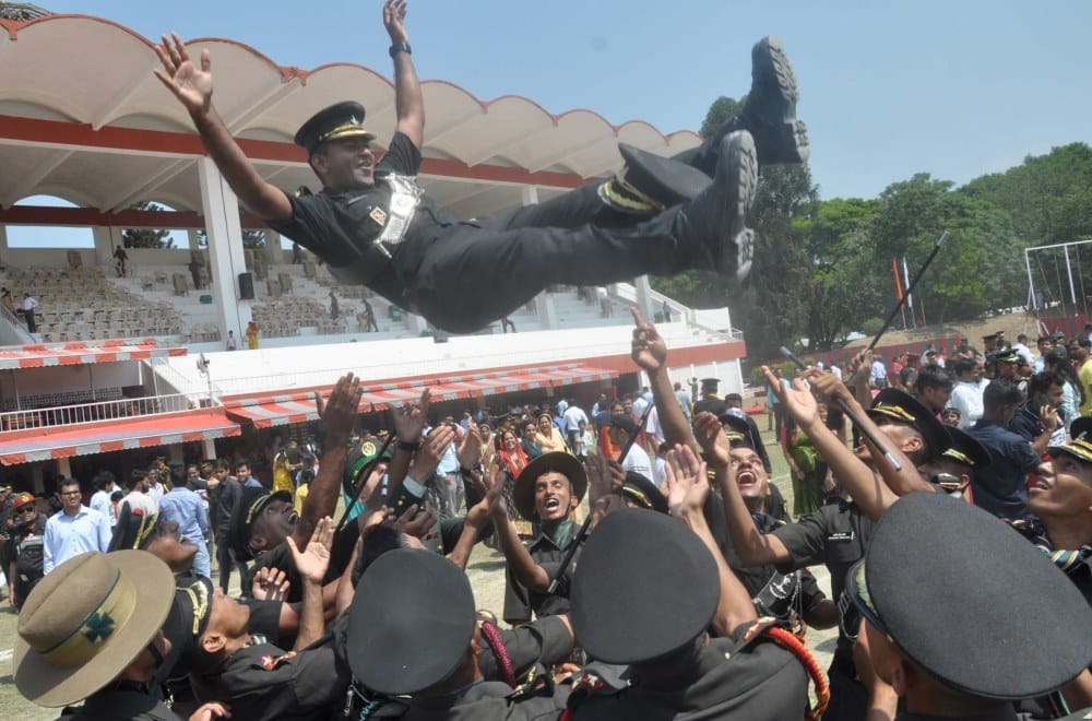 Indian military academy Passing Out parade 2019 army officer enthusiasm