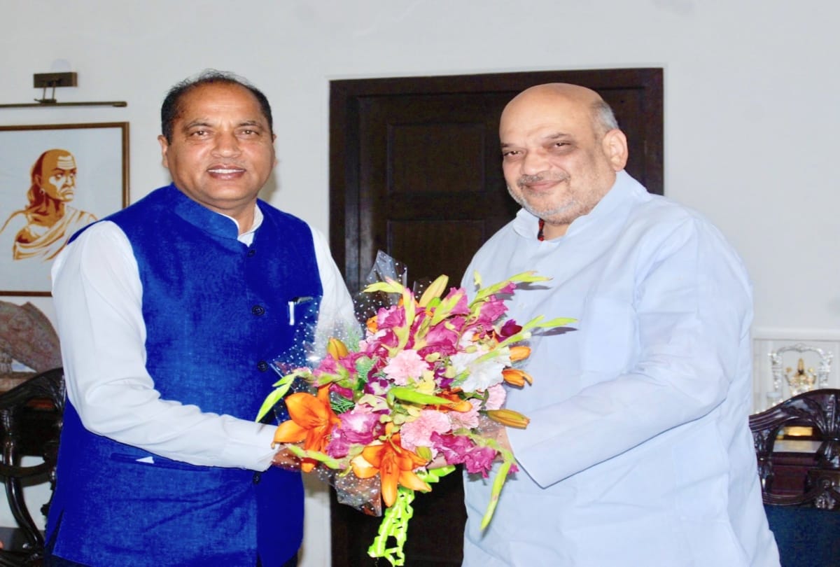 CM Jairam meets amit Shah on appointment of new state bjp president and cabinet expansion