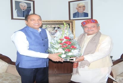 cm jairam thakur met amit shah, prakash javadekar and narender tomer in delhi