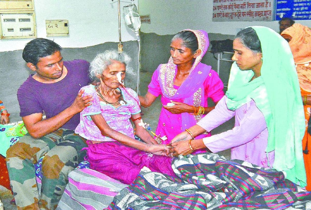 patient did not get treatment in sn medical college agra