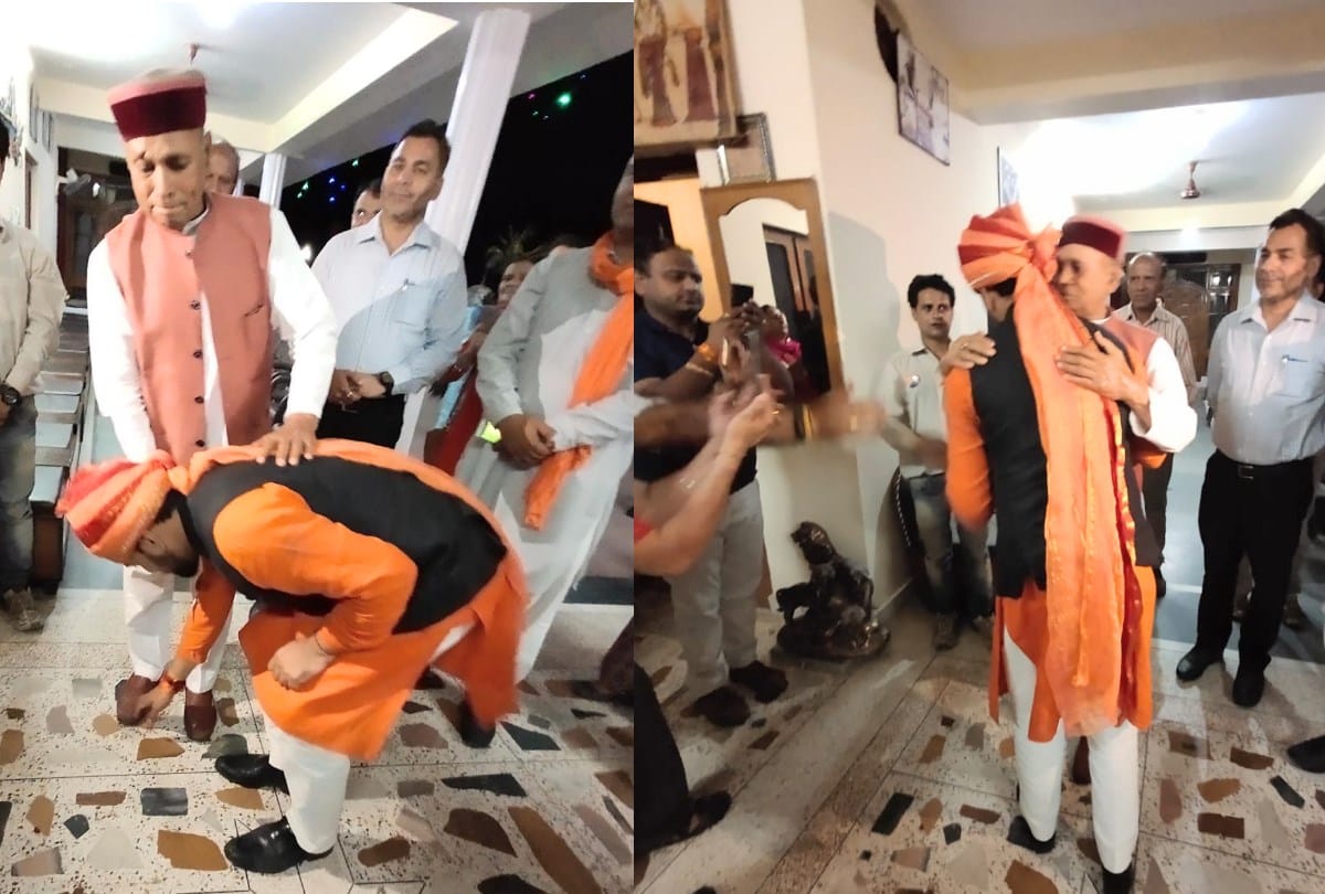 Anurag Thakur pays obeisance at Kuldevi Awahdevi Samirpur Hamirpur Himachal Pradesh