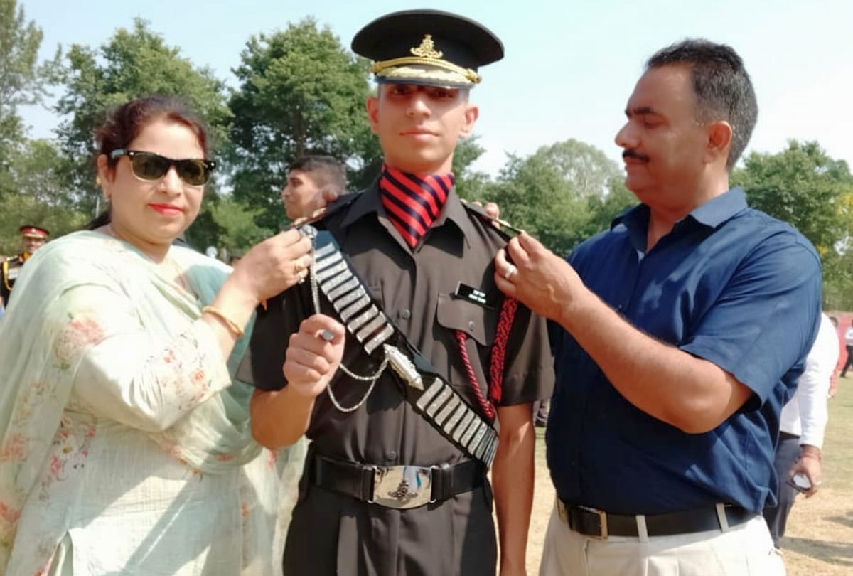 Majj Khan as a lieutenant in indian army ima dehradun passing out parade 2019