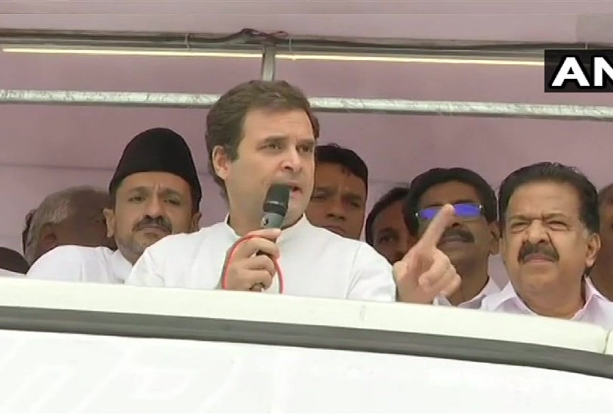Congress president Rahul Gandhi on three day visit to Wayanad , Kerala. Meeting with delegation