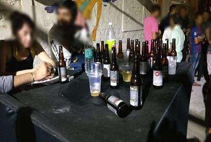 Rave party busted at a farmhouse in Chhattarpur last night in Delhi