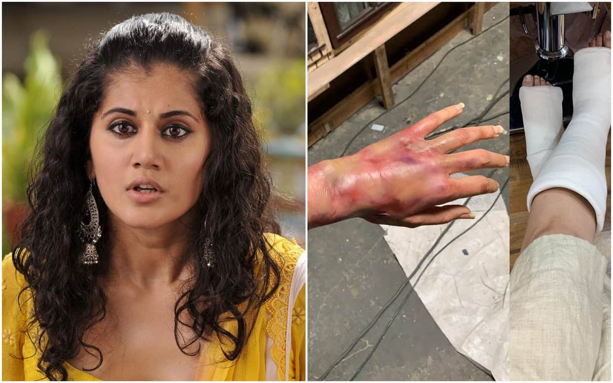 Taapsee pannu Shares Horrble Picture From Sets Of Game Over fans pray for her health