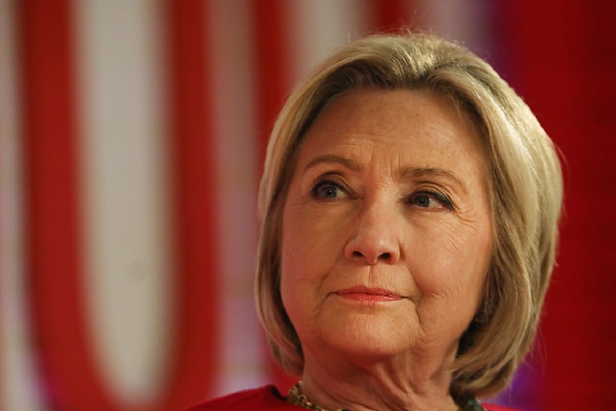 Hillary Clinton says that she hope Kamala Harris gets less sexist media coverage