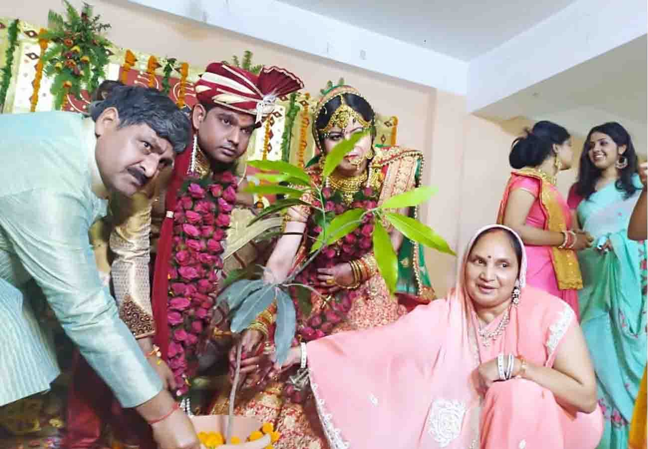 marriages incomplete without Plantation, santosh bajpai effort to save environment