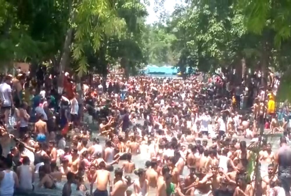 Tourist Heavy Crowd in Lachhiwala water stream broke record in summers 2019