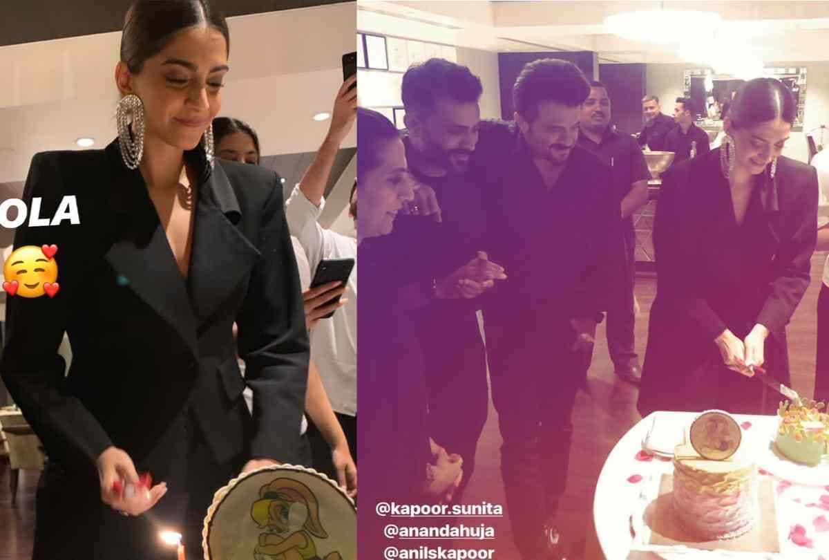 sonam kapoor celebrate birthday with anand ahuja and family look at the photos