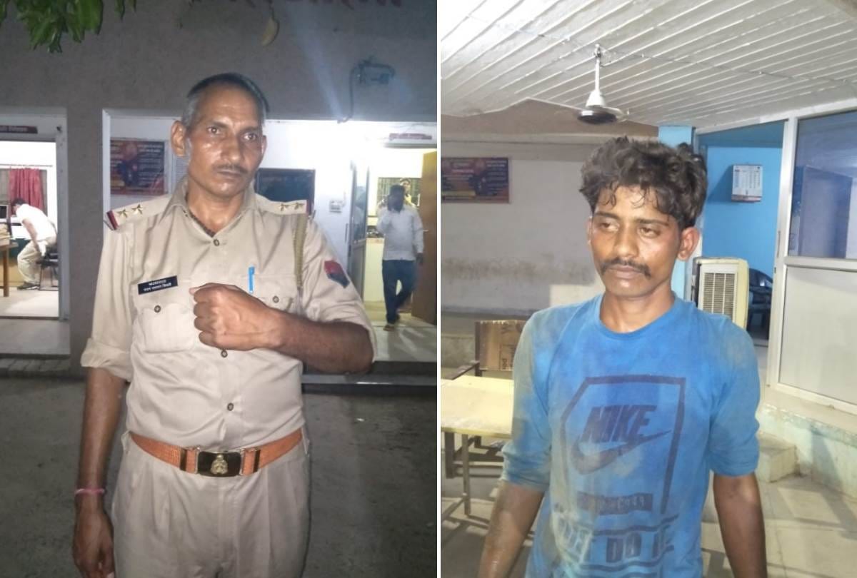 tempo driver beaten sub inspector in lucknow