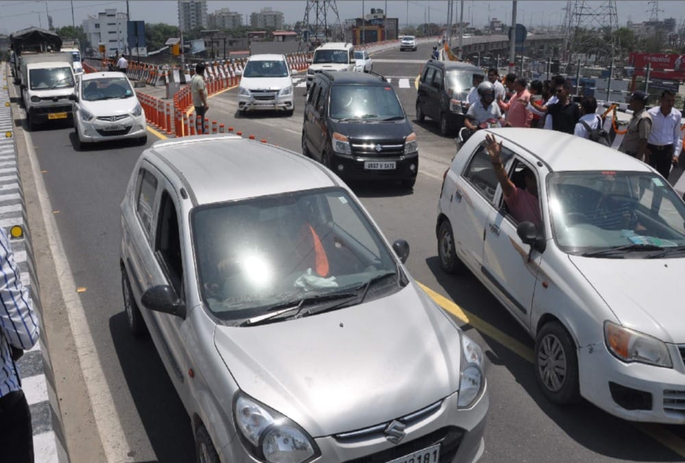 Cm trivendra singh rawat inaugurated Y shaped flyover in dehradun