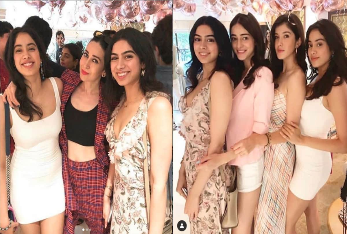 Janhvi Kapoor looks gorgeous in white body hugging dress at Sonam Kapoor Birthday Party