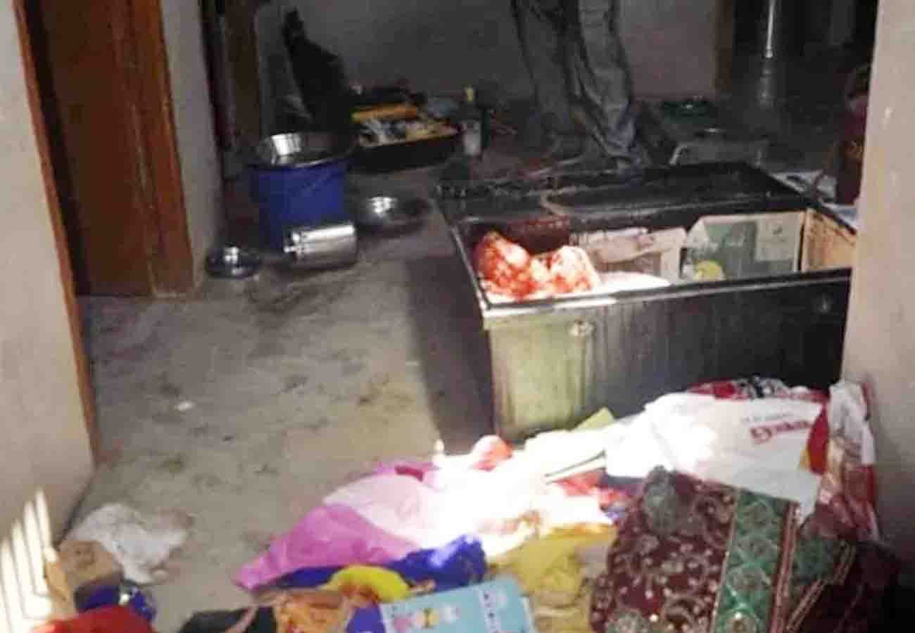 robbery in army man's family in farrukhabad