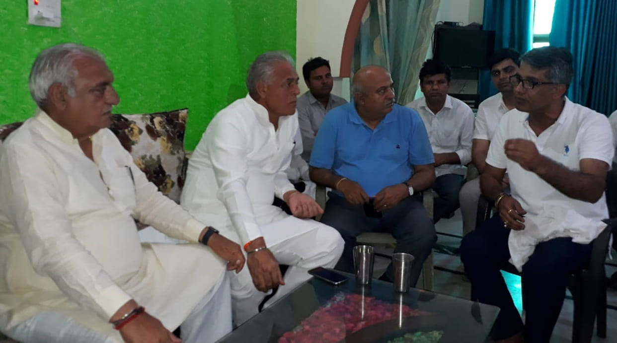 EX. CM bhupendra singh hudda meet ashish family