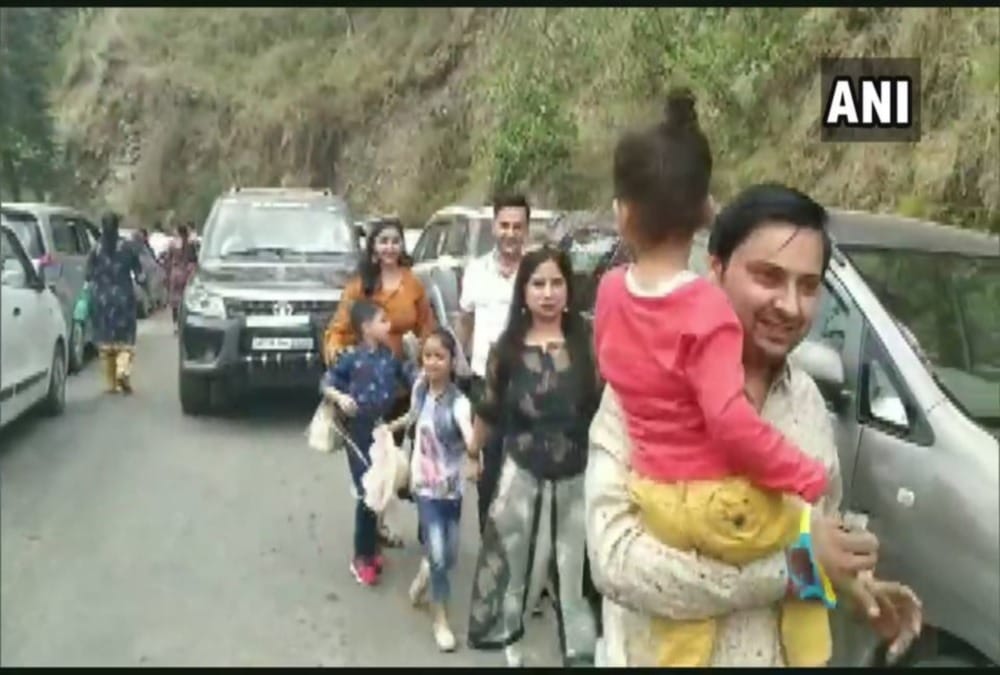 Relief after three days traffic jam and huge rush of tourist in nainital