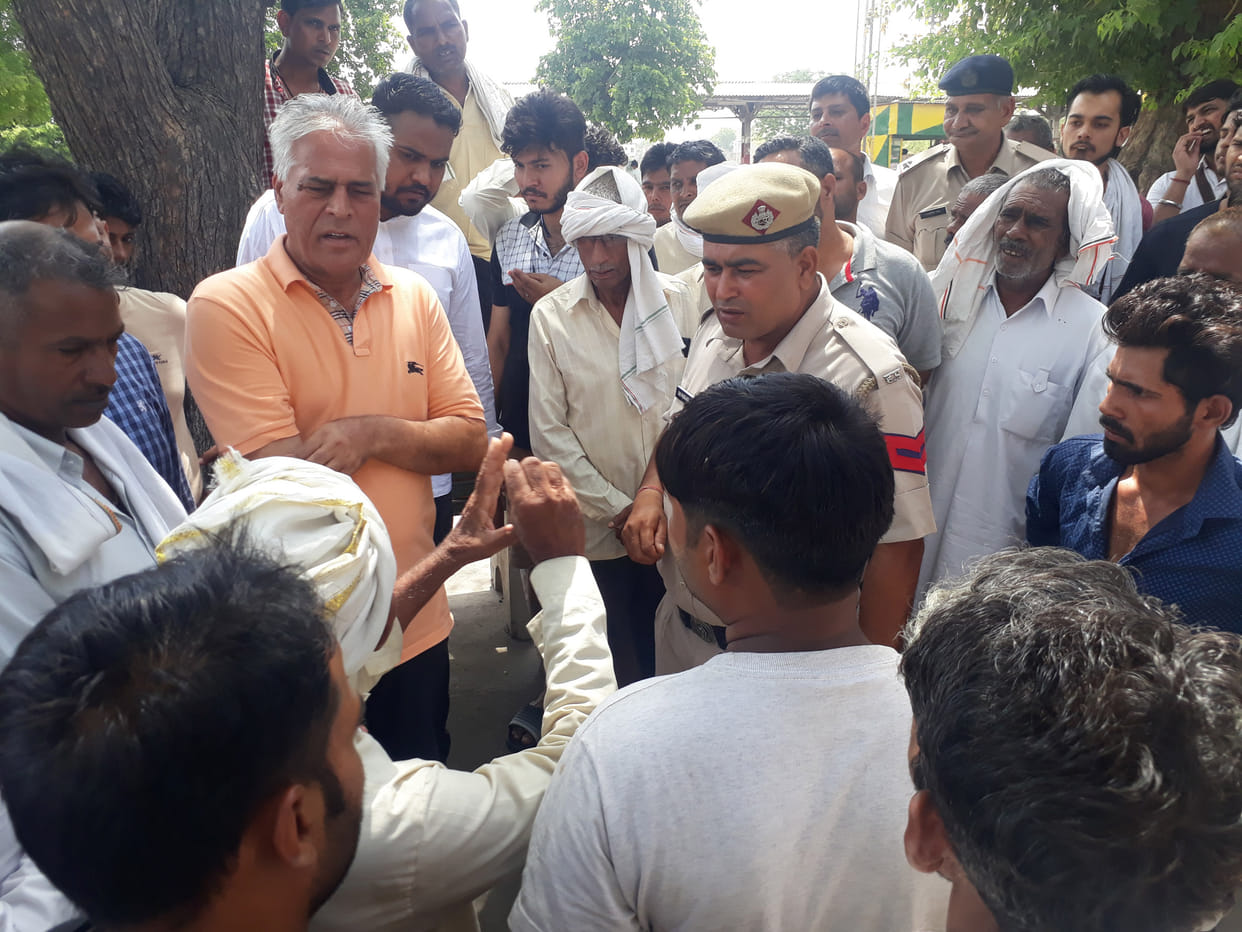 protest for aresting rapist