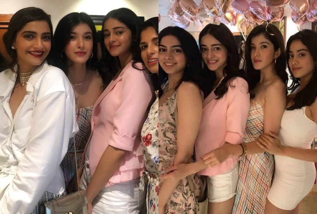 sonam kapoor birthday bash  malaika arora arjun kapoor jhanvi kapoor ananya panday