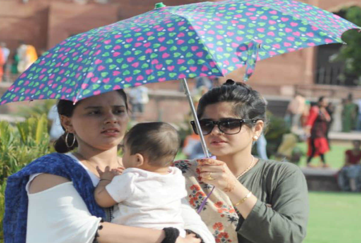 weather news Meerut Monsoon delay in west UP heat sets record
